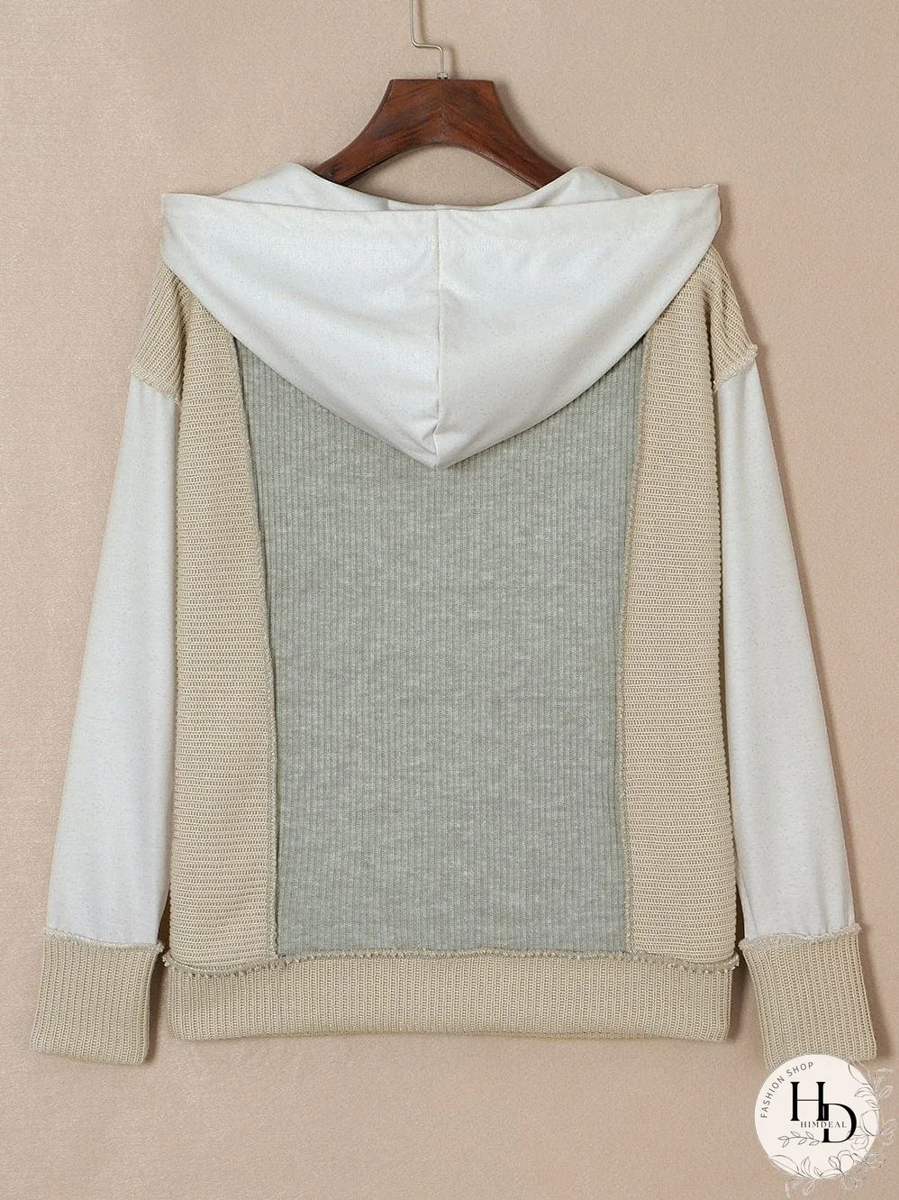 Spring Color Block Hoodie