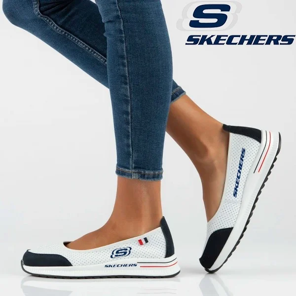 Skechers®damskie buty sportowe Flying Leather Casual