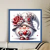 Flower Gnome - 18CT Stamped Cross Stitch - 30*30cm - Cartoon