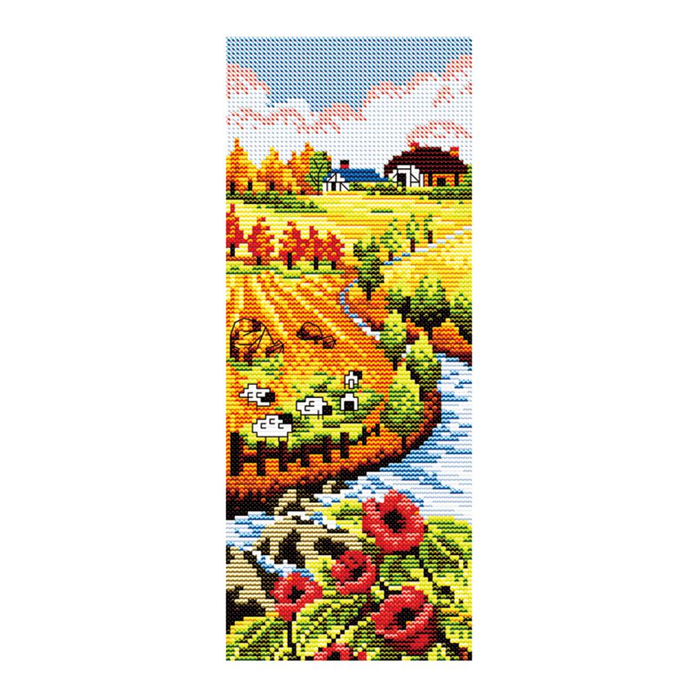 

Fall - 14CT Stamped Cross Stitch - 15*33cm, 501 Original