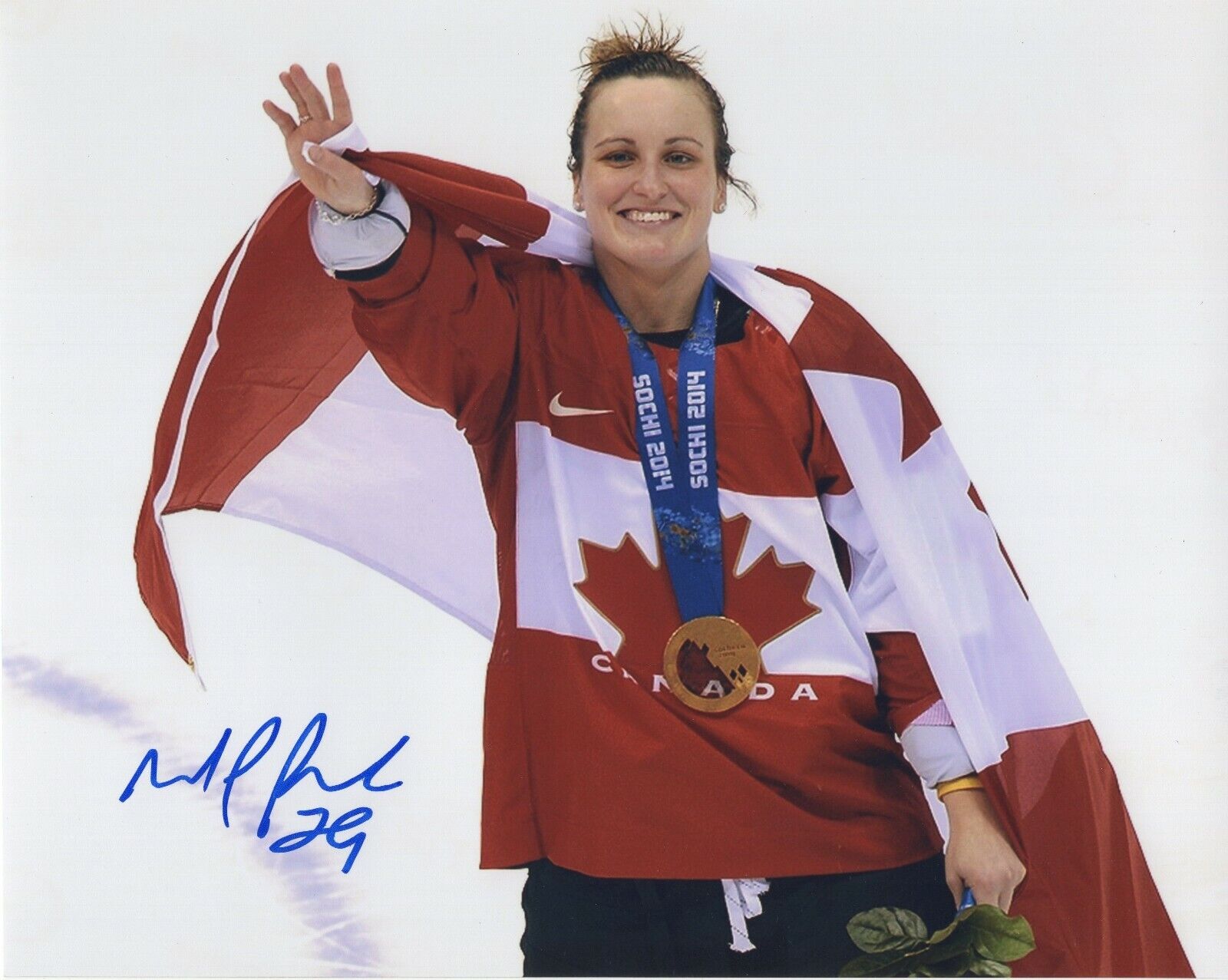 MARIE-PHILIP POULIN SIGNED AUTOGRAPH CANADA WOMENS HOCKEY 8X10 Photo Poster painting PROOF