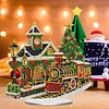 Christmas Train Special Shaped 2D Flat DIY Diamond Painting Ornament