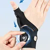 Rotary Adjustable Thumb Wristband Breathable Rotating Adjust Thumb Wrist Guard Non-Slip Tendon Sheath Wrist Protection Cover Men & Women Fitness Exercise Gloves