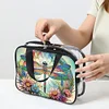 DIY Dragonfly Diamond Art Rhinestone Makeup Bag Transparent PVC Storage Pack