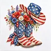 DIY Pearl Painting - Handmade Self - Adhesive Pearls - Cowboy Boots