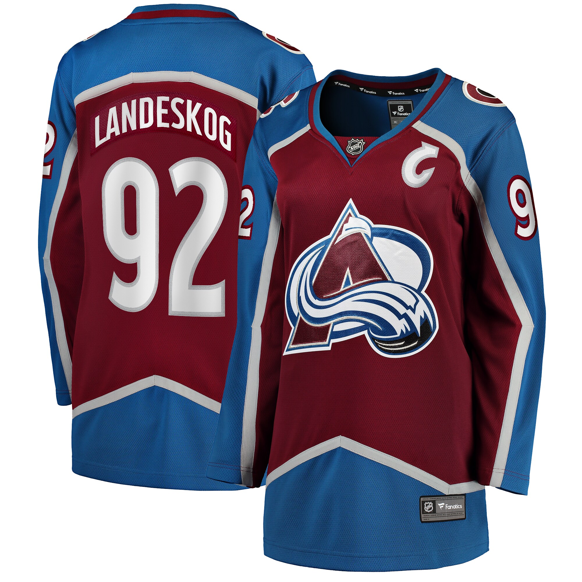 Gabriel Landeskog Colorado Avalanche Fanatics Women’s Captain Patch Home Breakaway   Jersey – Burgundy mysite