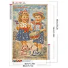 Diamond Painting -DIY Round Drill Independence Day Land that Love(60*40CM)