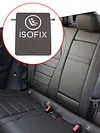 Child Seat ISOFIX Switch Cover 2059200806 for Benz C Class W253 15-21 (Black)