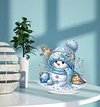 Diamond Painting Acrylic Christmas Atmosphere Snowman Desktop Kit Tabletop Decor
