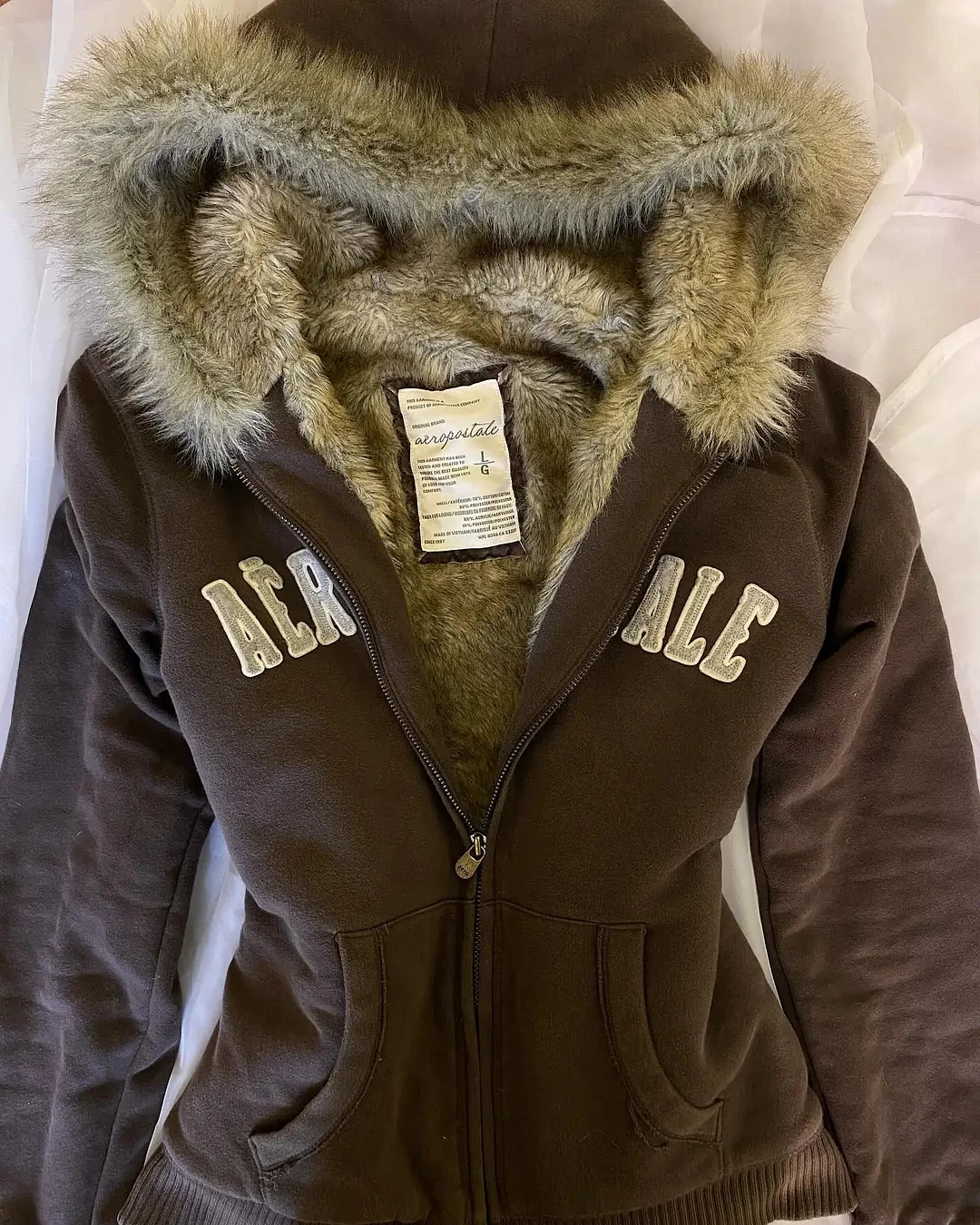 Abebey-Abebey-2024 Winter Slim Fit Letter Printed Warm Hoodies Women Slim and Versatile Oversizeds Fur Collar Sweatshirts Thickening Cardigan Y2K OUTFITS