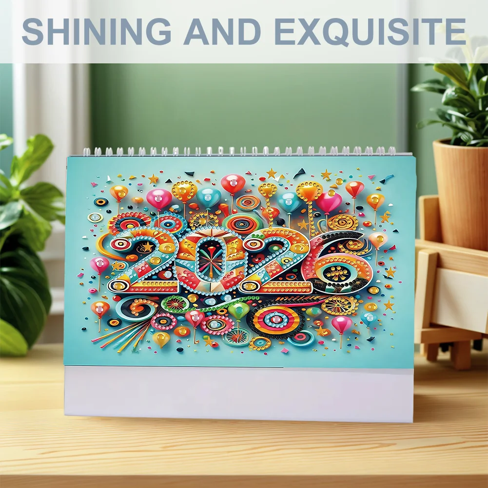 5D/DIY Calendar Crystal Painting Desk Calendars Kit Diamond Decorations Calendar