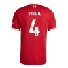 VIRGIL #4 Liverpool Home Soccer Jersey 2025/26