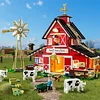FunWhole-F9037 Cow Barn + Lighting Assembly Building Block Toy Model（1368pcs）