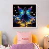 (Multi-Style) Colorful Butterfly Girl-11CT Stamped Cross Stitch 40*40cm