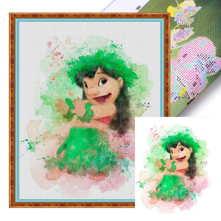 Lilo Lilo 11CT Stamped Cross Stitch (40*50CM)