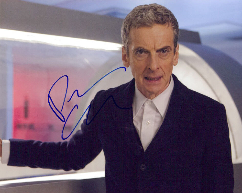 Peter Capaldi (Doctor Who) signed authentic 8x10 Photo Poster painting COA