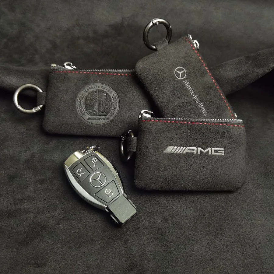 Car key high-end suede key bag