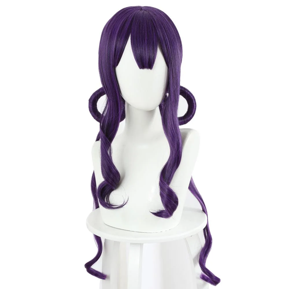 Jibaku Shonen Hanako Kun Akane Aoi Purple Wig Cosplay Wig