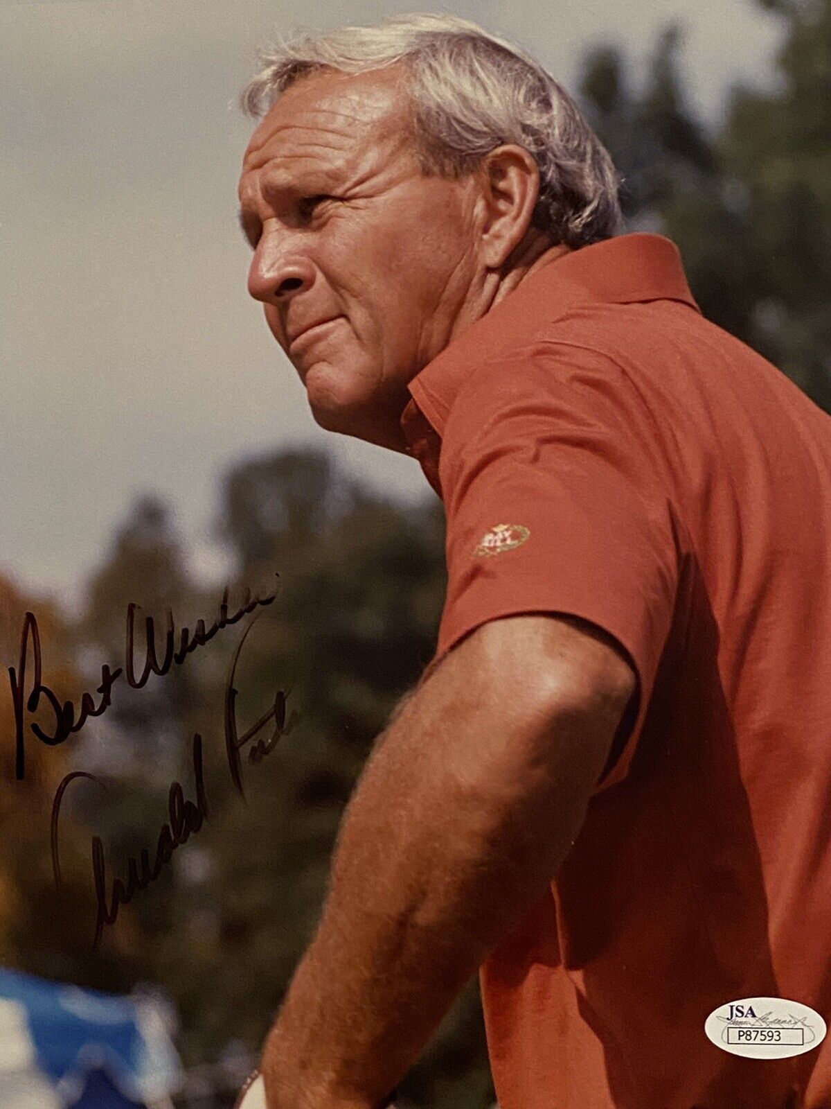 Arnold Palmer JSA Coa Autograph Hand Signed 8x10 Photo Poster painting