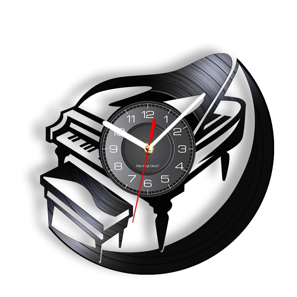 

Piano Gramophone For M - Vinyl Record Wall Clock - Without LED, 501 Original