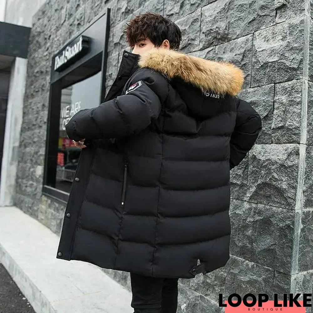 Plus size thick coat down padded coat