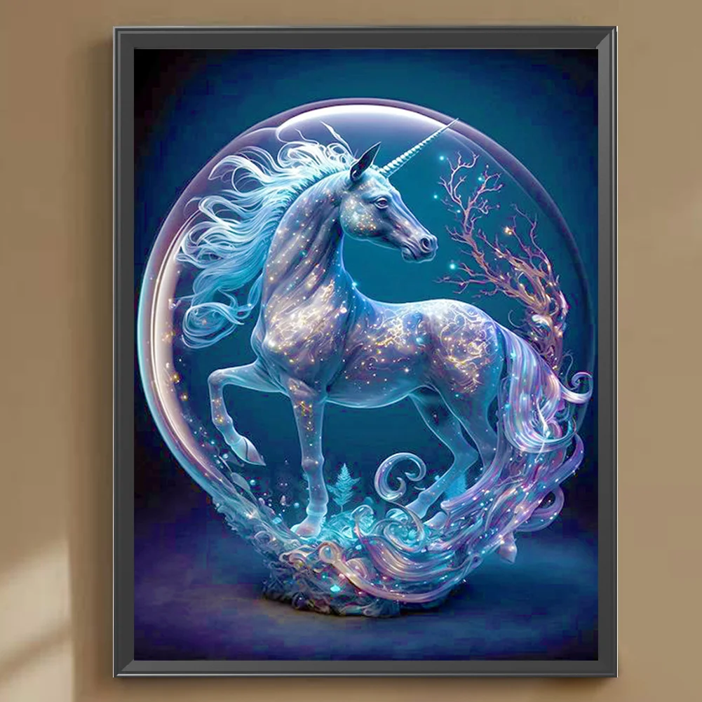 Diamond Painting - Full Round Drill - Unicorn(Canvas|30*40cm)