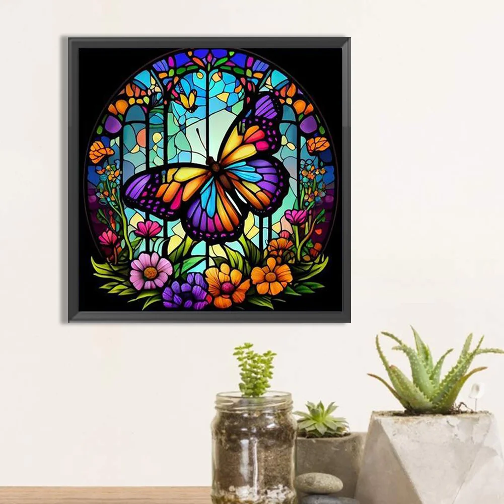 Diamond Painting - Full Round - Butterfly