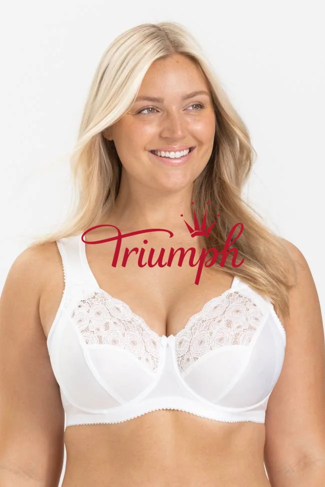 TRIUMPH-3 SZT💝 WYGODNY BIUSTONOSZ PUSH-UP Z CZYSTEJ BAWEŁNY✨✨