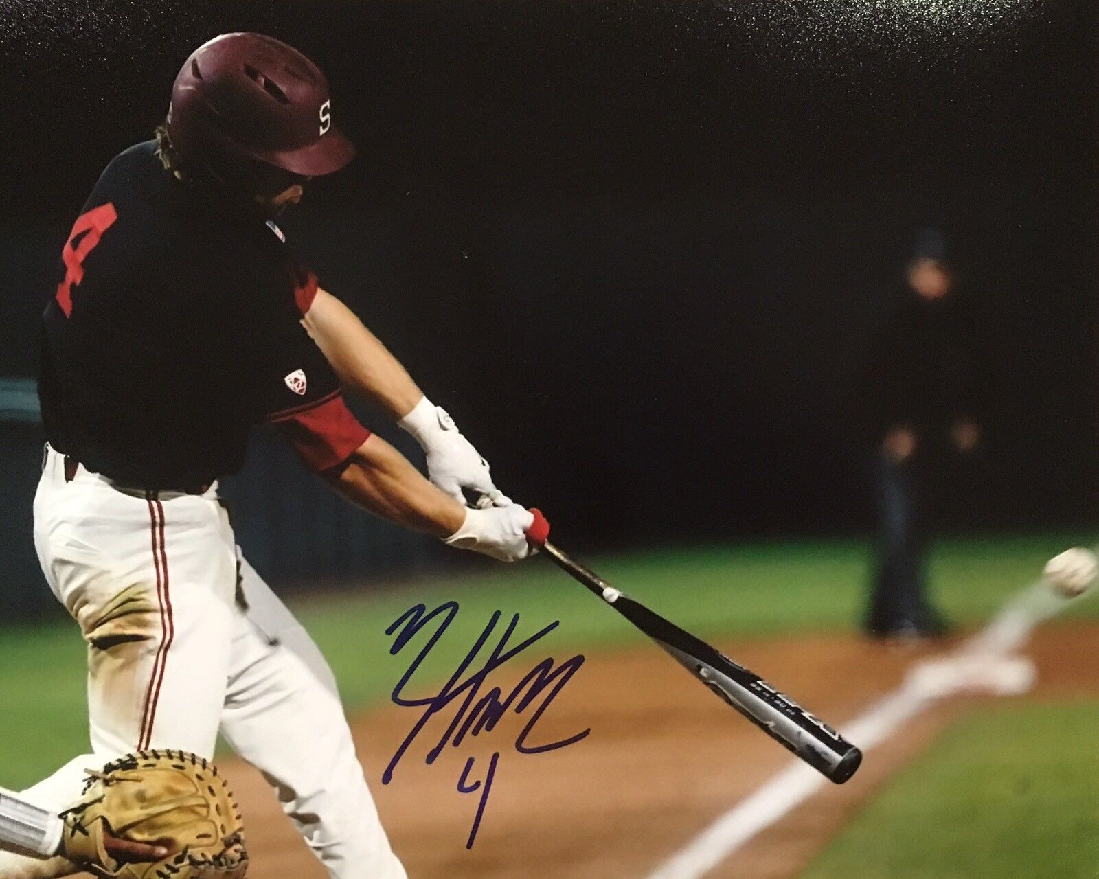 PROOF! NICO HOERNER Signed Autographed 8x10 Photo Poster painting Stanford Cardinal Baseball