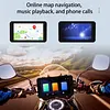5 Inch Motorcycle Carplay Navigation System with Wireless CarPlay & Android Auto Portable Screen with BT Navigation for Motorcycle