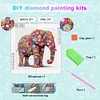 Diamond Painting-DIY Crystal Rhinestone Elephant