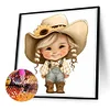 Diamond Painting -DIY Round Drill Farm Cowboy Kids
