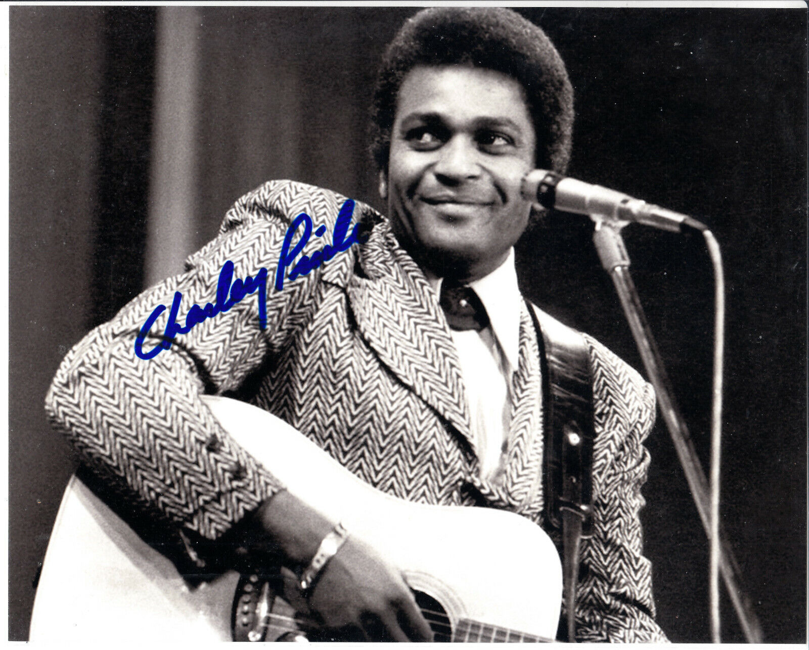 Charley Pride Country Music Hall of Fame Autograph Signed 8x10