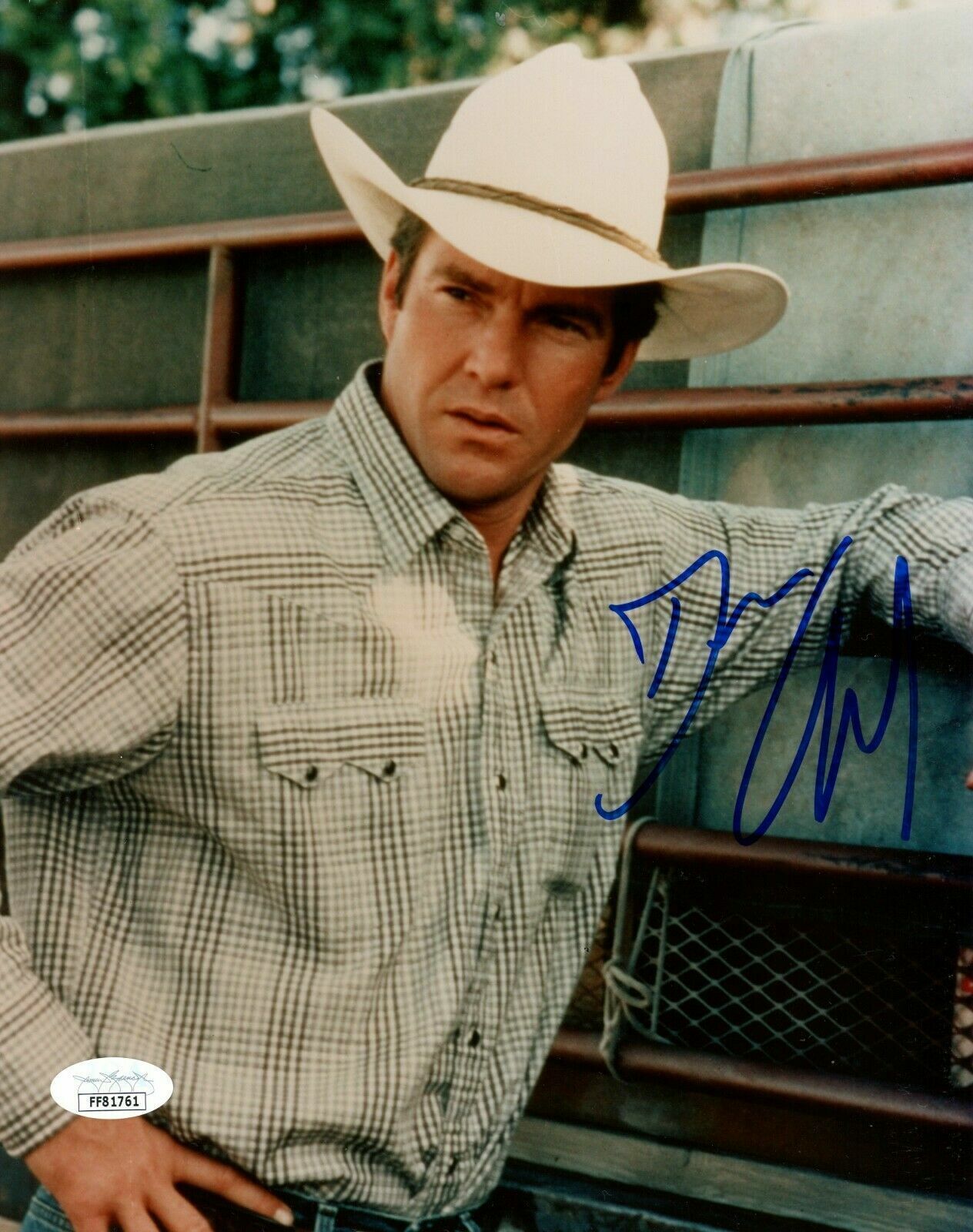 Dennis Quaid Actor Signed Autographed 8x10 Photo Poster painting JSA