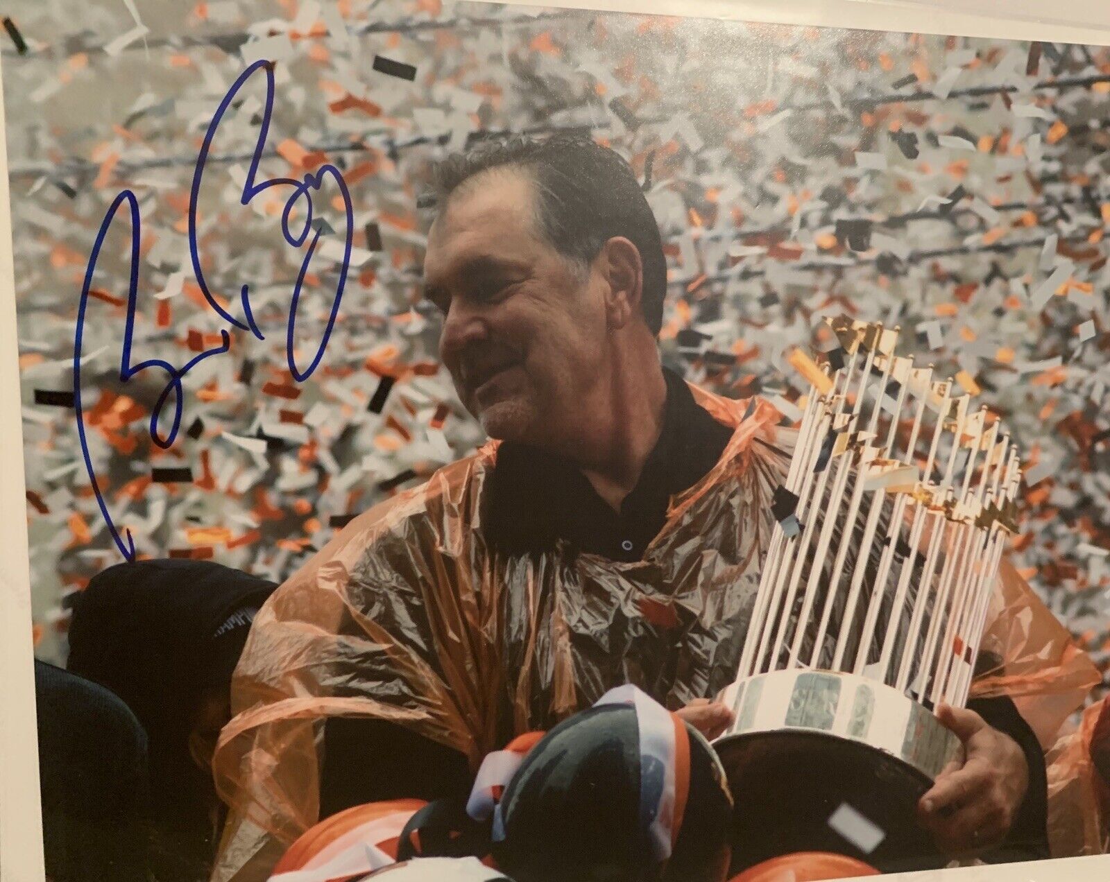 bruce bochy signed 8x10 Photo Poster painting Pic Auto Giants