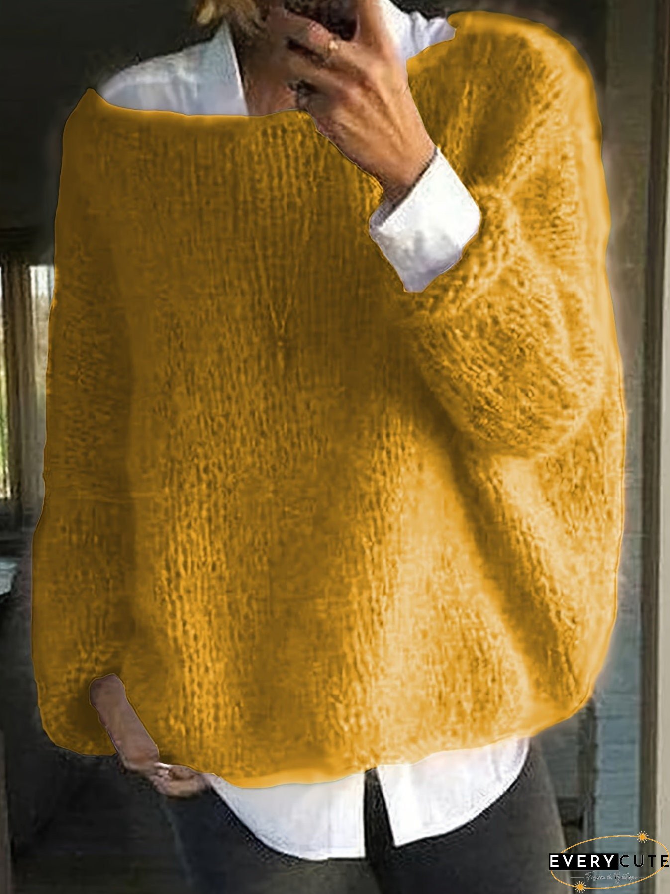Edgy and snug Sweater