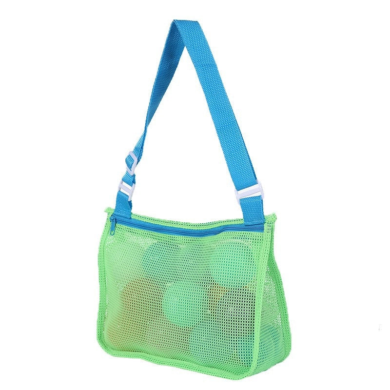 New Color Matching Children’s Toy Bag Shell Storage Bag Travel Beach Bag Hollow Transparent Beach Bag