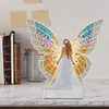 Acrylic Special Shape Butterfly Angel Desktop Diamond Art Kits for Home Office Decor