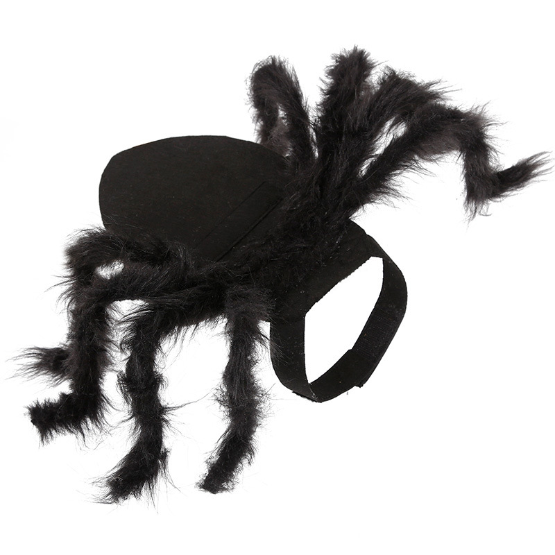 

Halloween Pet Spider Clothes Puppy Cat Simulation Plush Dress Up Costume, 501 Original