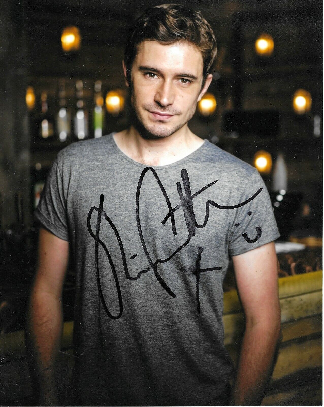 Oliver Farnworth autograph - signed Photo Poster painting - Corrie (Ink Smudged)