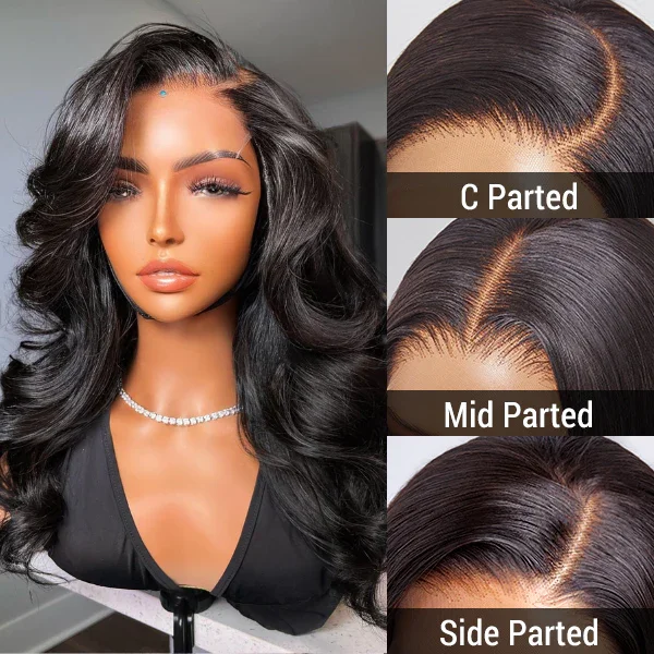 5X5 Body Wave HD Lace Clsoure Wigs Human Hair Wigs With Baby Hair 