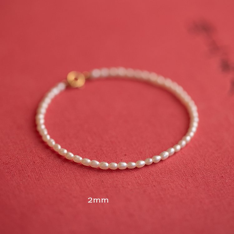 Small Pearl Beads Bracelet - Modakawa Modakawa
