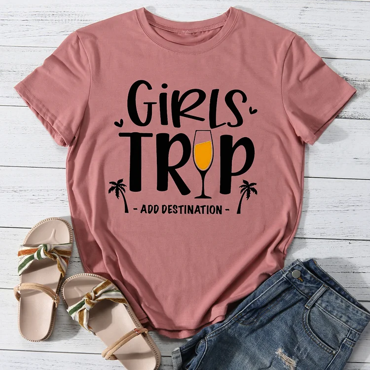 Personalized Vacation Girls Trip T-Shirt Tee-014204-Annaletters
