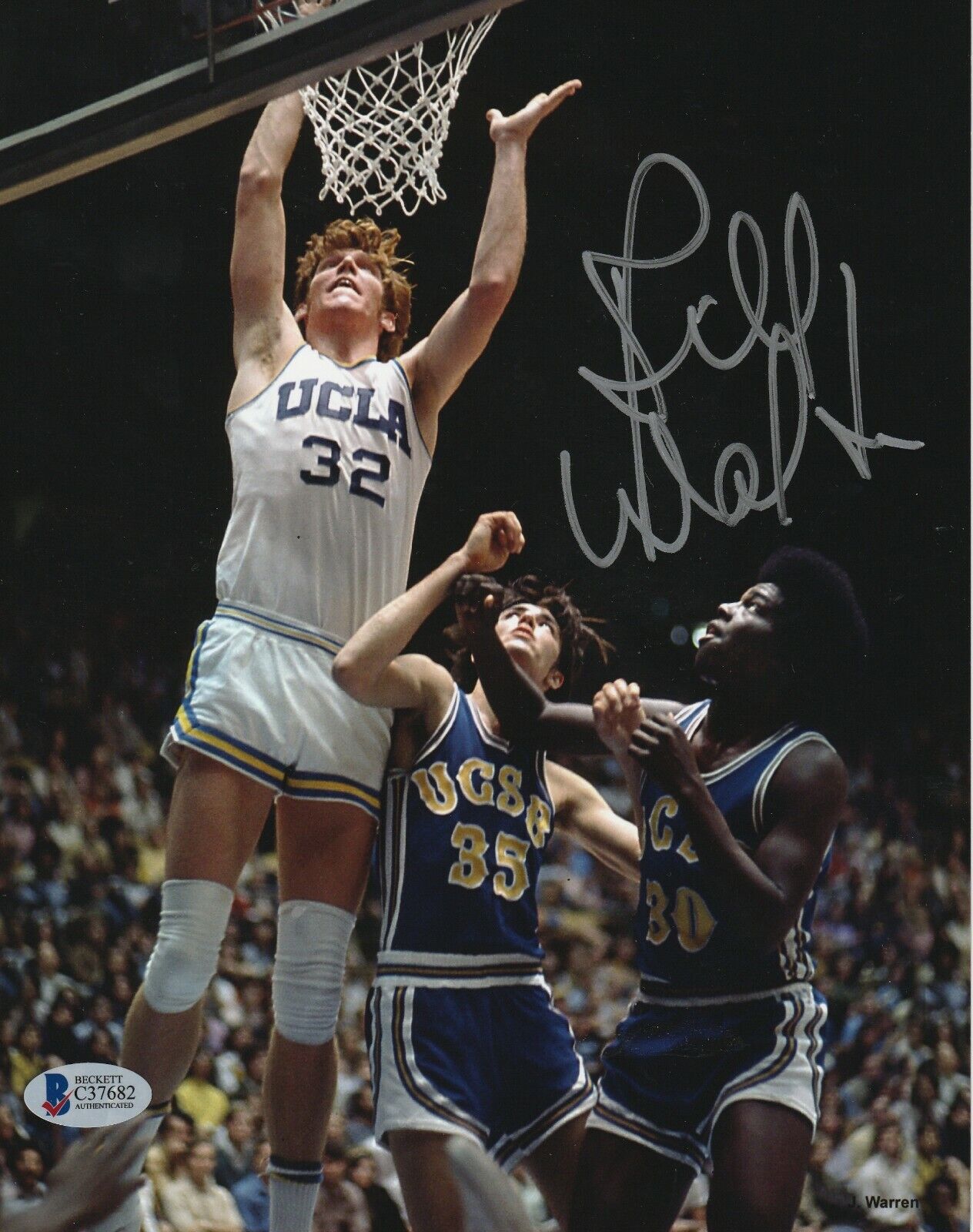 BILL WALTON Signed UCLA Bruins 8X10 Photo Poster painting with Beckett COA