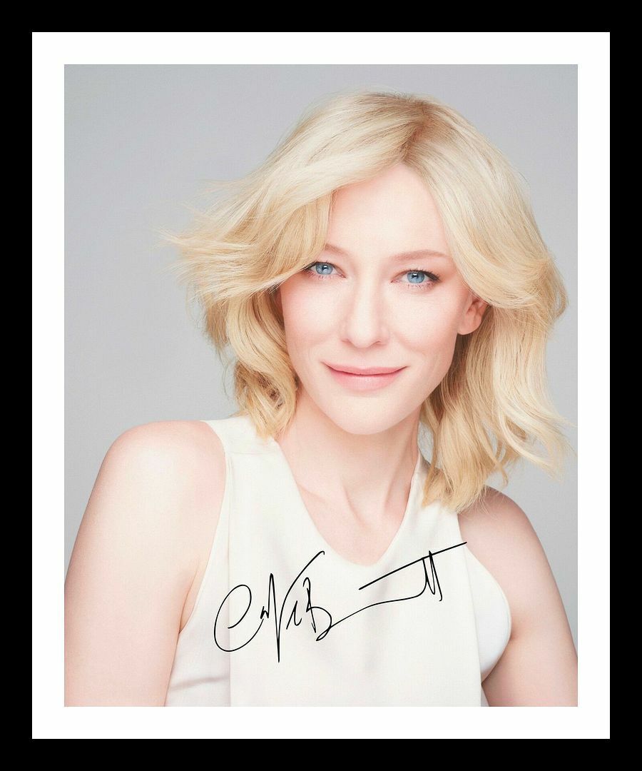 Cate Blanchett Autograph Signed & Framed Photo Poster painting