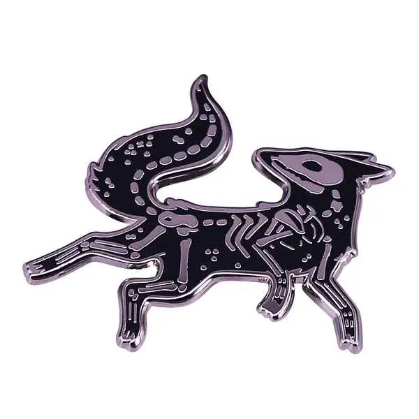 Foto del pin Skull Wolf Okami