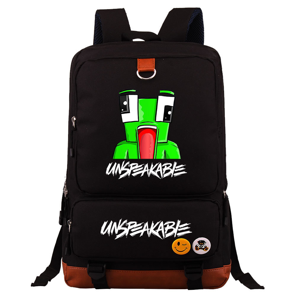 Unleash the Fun with our Unspeakable Themed Large Capacity Backpack - Perfect for 15-inch Laptops!-Mayoulove
