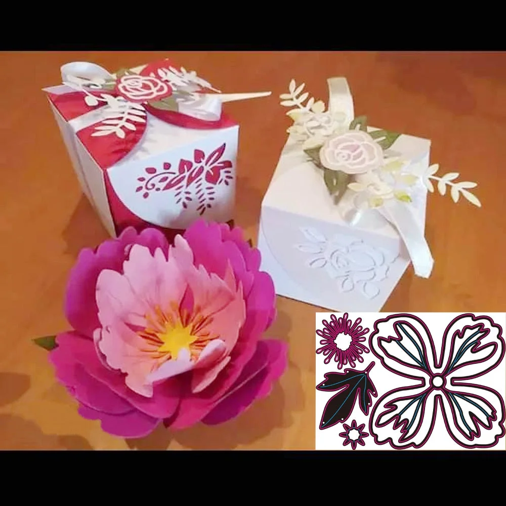 Metal Cutting die Beautiful flower-leaf Combo Scrapbook Paper Craft Handmade Card Album Punch Art Cutter Die