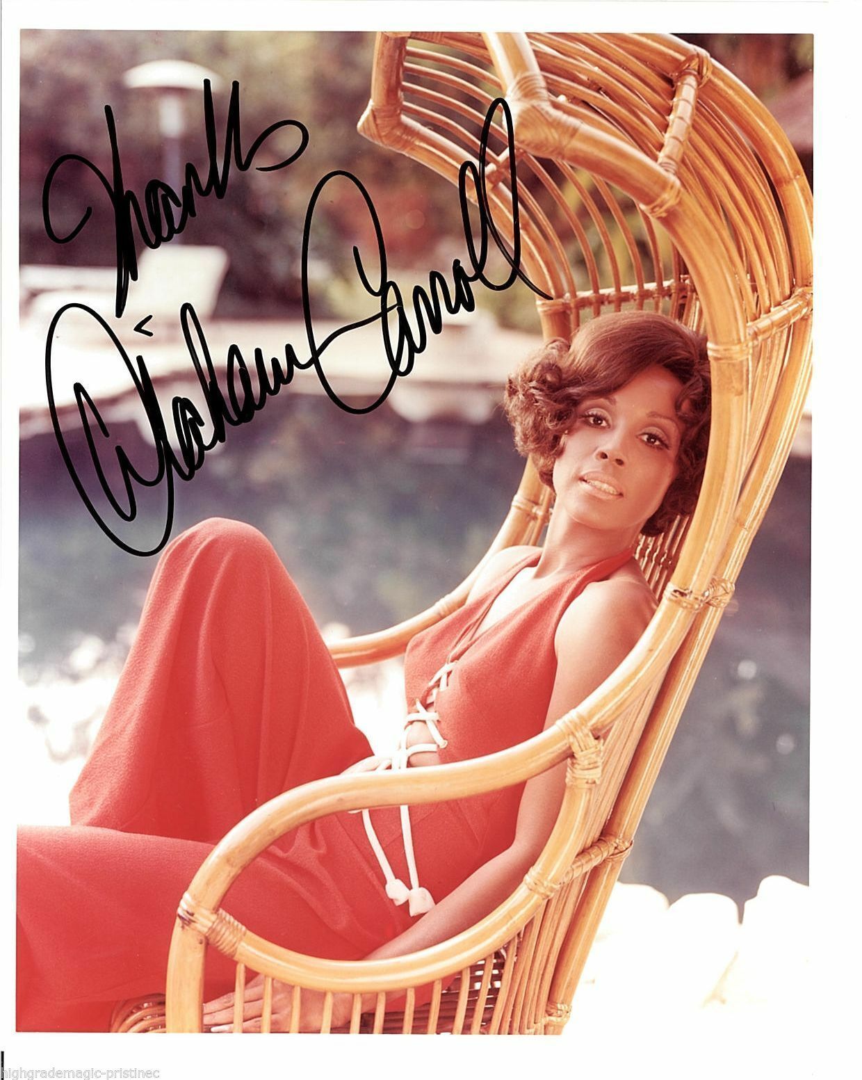 DIAHANN CARROLL SIGNED AUTOGRAPH 8X10 JSA AUTHENTICATED COA #N38780