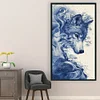 (US Local)Wolf -11CT Stamped Cross Stitch Kit(40x70cm)